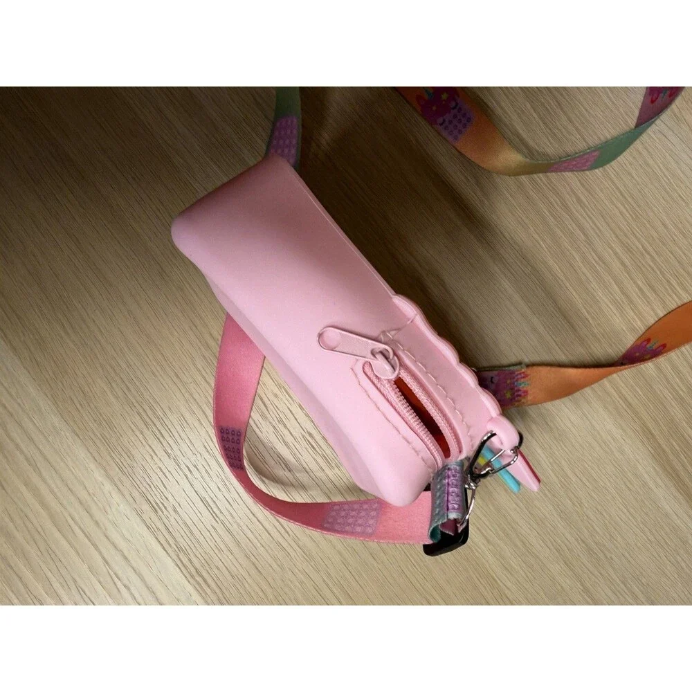 Rainbow Unicorn Pop-It Purse Shoulder Bag Handbag Pop Push Bubble Fidget Toy